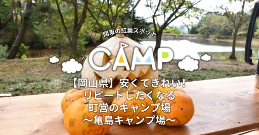 【岡山県】亀島キャンプ場は安くてきれい!リピートしたくなる町営のキャンプ場