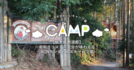 【栃木県那須郡】一年中クリスマス気分が味わえる! ~ACNサンタヒルズキャンプ場~