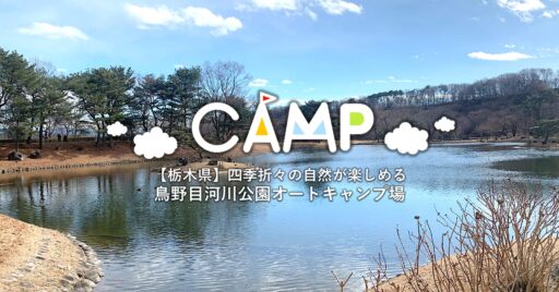 【栃木県】鳥野目河川公園オートキャンプ場で四季折々の自然が楽しめる公園キャンプ!