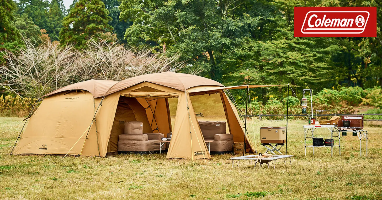 21,700円キャンプテント テント コールマン Coleman 2ルーム 速乾性